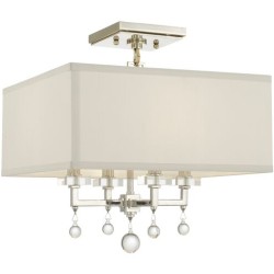 Crystorama Paxton Semi Flush 8105-PN_CEILING