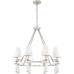 Crystorama Baxter Chandelier 8867-PN