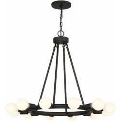 Crystorama Dakota Chandelier 9045-BK