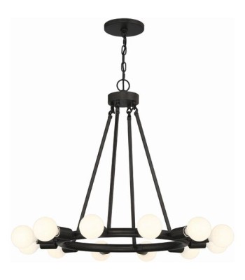 Crystorama Dakota Chandelier 9045-BK