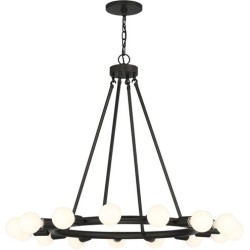Crystorama Dakota Chandelier 9046-BK