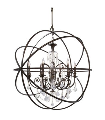 Crystorama Solaris Chandelier 9219-EB-CL-MWP