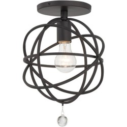 Crystorama Solaris Semi Flush 9220-BK_CEILING