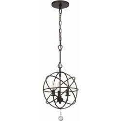 Crystorama Solaris Mini Chandelier 9225-EB