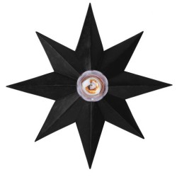 Crystorama Astro Wall Sconce 9230W-BK