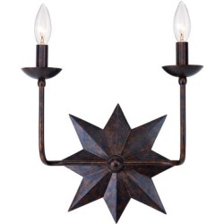 Crystorama Astro Sconce 9232-EB