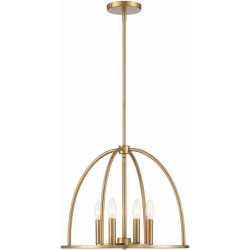 Crystorama Abbott Chandelier ABB-3004-VG