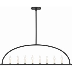 Crystorama Abbott Chandelier ABB-3007-BK