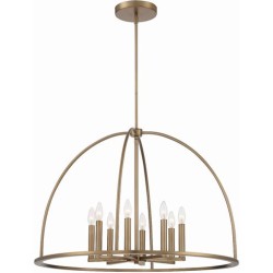 Crystorama Abbott Chandelier ABB-3008-VG