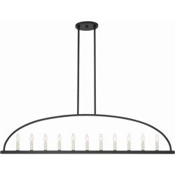 Crystorama Abbott Chandelier ABB-3009-BK