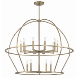 Crystorama Abbott Chandelier ABB-3029-VG
