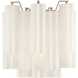 Crystorama Addis Wall Sconce ADD-303-AG-WH