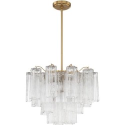 Crystorama Addis Chandelier ADD-306-AG-CL
