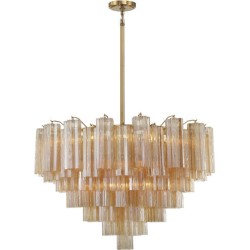 Crystorama Addis Chandelier ADD-316-AG-AM