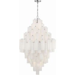 Crystorama Addis Chandelier ADD-319-CH-WH