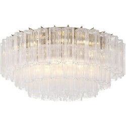 Crystorama Addis Flush Mount ADD-331-AG-CL