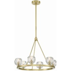 Crystorama Aragon Chandelier ARA-10264-SB
