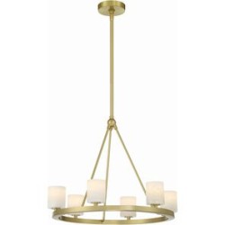 Crystorama Aragon Chandelier ARA-10264-SB-ST