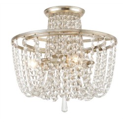 Crystorama Arcadia Semi Flush ARC-1900-SA-CL-MWP