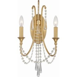 Crystorama Arcadia Sconce ARC-1902-GA-CL-MWP