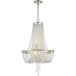 Crystorama Arcadia Chandelier ARC-1907-SA-CL-MWP