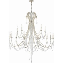 Crystorama Arcadia Chandelier ARC-1919-SA-CL-MWP