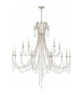 Crystorama Arcadia Chandelier ARC-1919-SA-CL-MWP