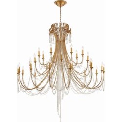 Crystorama Arcadia Chandelier ARC-1929-GA-CL-MWP