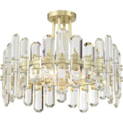Crystorama Bolton Semi Flush BOL-8884-AG