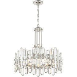 Crystorama Bolton Chandelier BOL-8888-PN