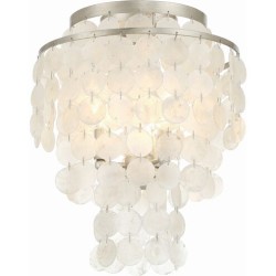 Crystorama Brielle Flush BRI-3003-SA