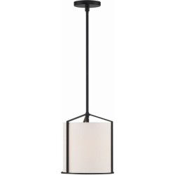 Crystorama Carlyn Mini Pendant CAR-9201-BK