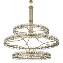 Crystorama Clover Chandelier CLO-8000-AG