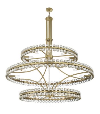 Crystorama Clover Chandelier CLO-8000-AG