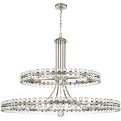 Crystorama Clover Chandelier CLO-8890-BN