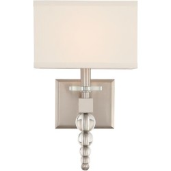 Crystorama Clover Sconce CLO-8892-BN