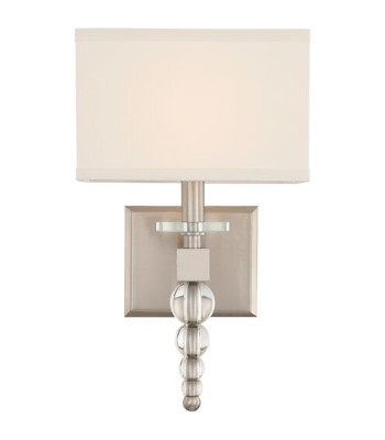 Crystorama Clover Sconce CLO-8892-BN