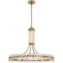 Crystorama Clover Chandelier CLO-8899-AG