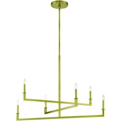 Crystorama Dante Chandelier DNT-6046-AG