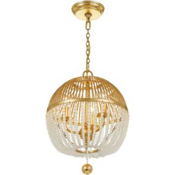 Crystorama Duval Mini Chandelier DUV-623-GA