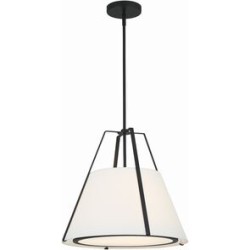 Crystorama Fulton Chandelier FUL-904-BK