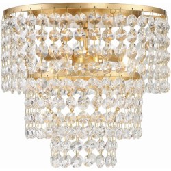 Crystorama Gabrielle Flush GAB-B7303-GA