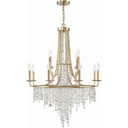 Crystorama Gabrielle Chandelier GAB-B7312-GA