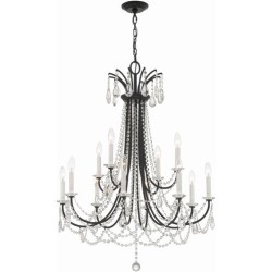 Crystorama Karrington Chandelier KAR-90912-MK-CL-MWP