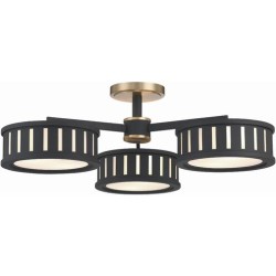 Crystorama Kendal Semi Flush KEN-8300-VG-BF