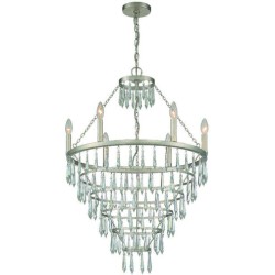 Crystorama Lucille Chandelier LUC-A9066-SA