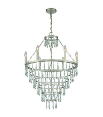 Crystorama Lucille Chandelier LUC-A9066-SA