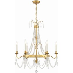 Crystorama Maizey Chandelier MAI-18606-GA