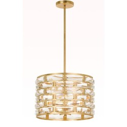 Crystorama Meridian Mini Chandelier MER-4865-GA