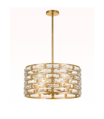 Crystorama Meridian Chandelier MER-4866-GA